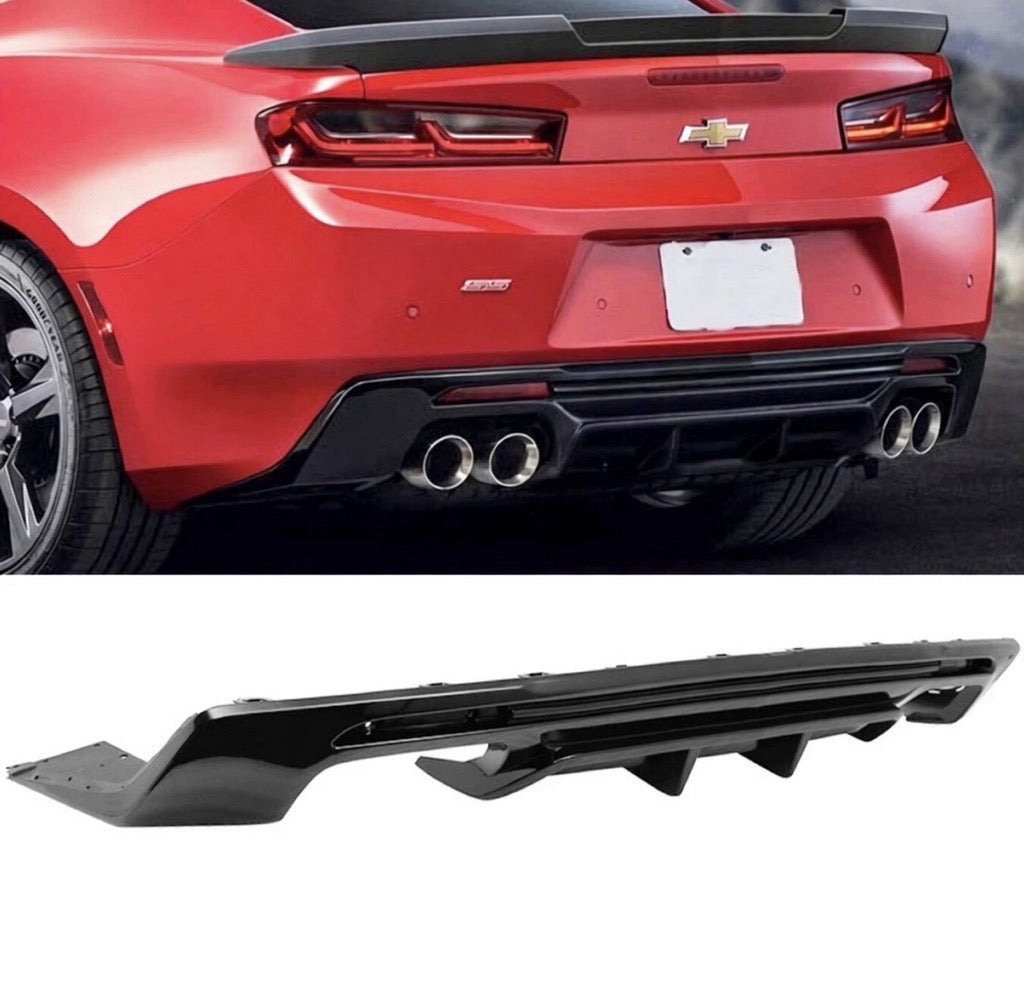 QUAD EXHAUST REAR BUMPER DIFFUSER - CHEVROLET CAMARO (2016–2024)
