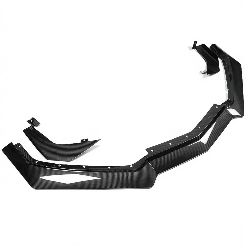 Chevrolet Corvette C8 Stingray Carbon Fiber Z07 Style Front Splitter and Canards