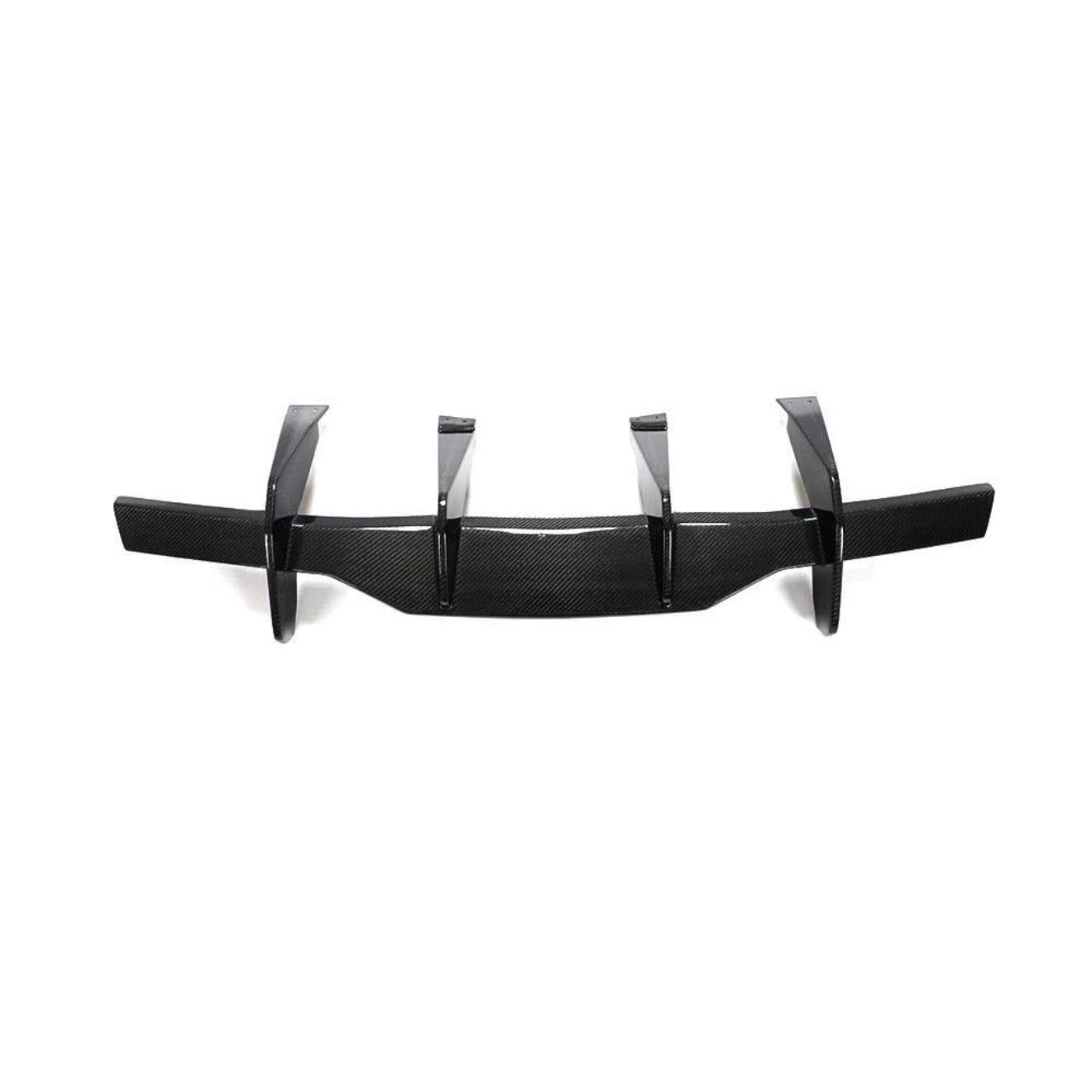 2020–2026 Chevrolet Corvette C8 Carbon Fiber Rear Diffuser with Canards