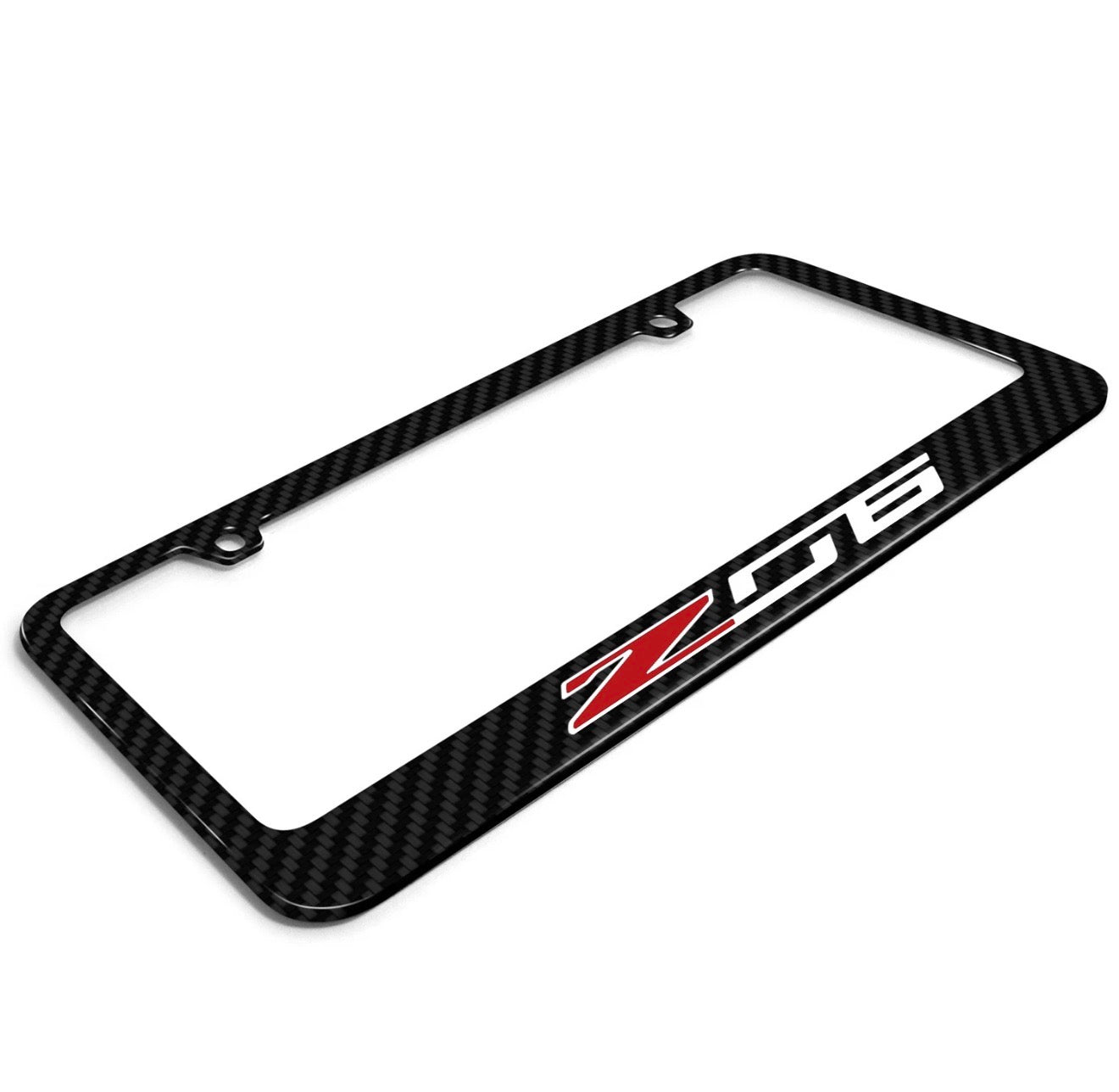3K CARBON FIBER LICENSE PLATE FRAME - CHEVROLET CORVETTE C7 Z06 (2014–2019)