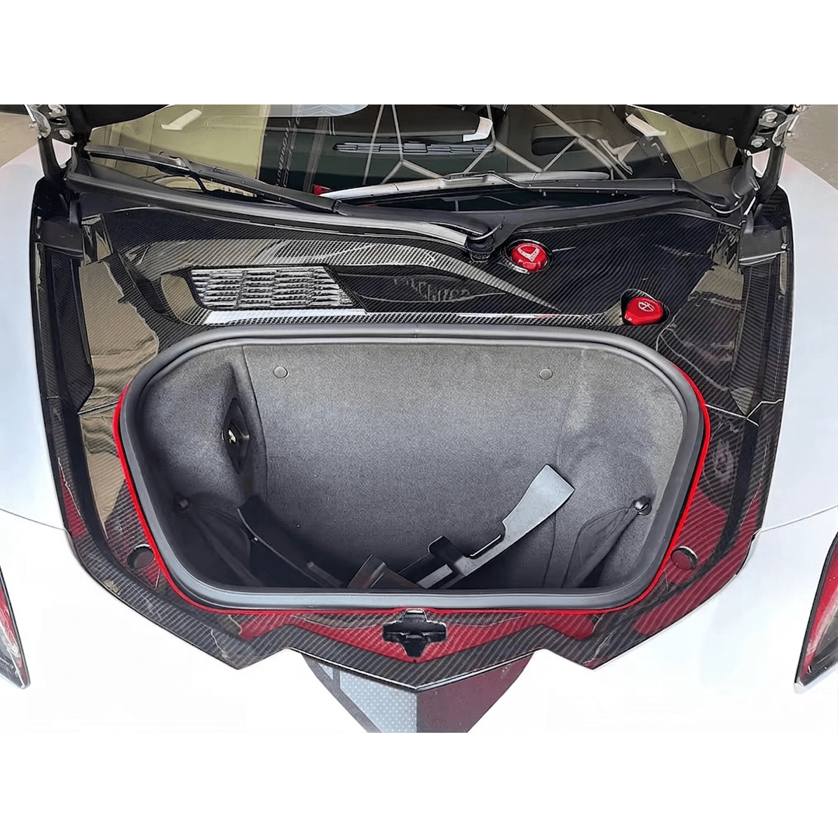 2020+ Chevrolet Corvette C8 Carbon Fiber Front Trunk (Frunk) Replacement Trim Panels