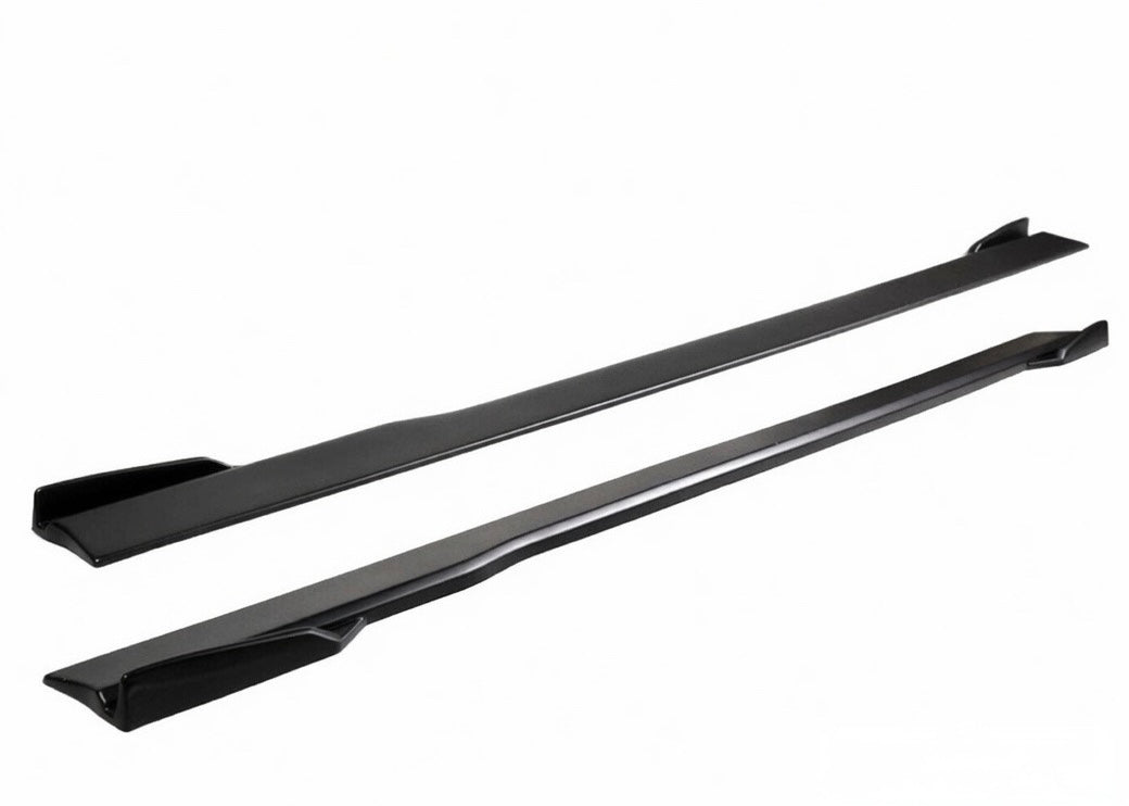 V2 BLACK SIDE SKIRT EXTENSIONS - FORD MUSTANG S650 GT (2024–2026)