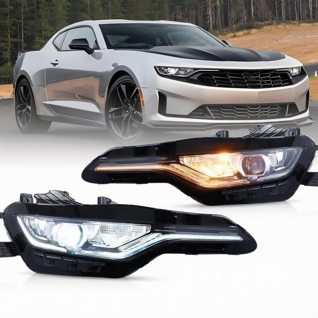 Full LED Projector Headlights – Chevrolet Camaro RS, 1SS & 2SS 2019-2024