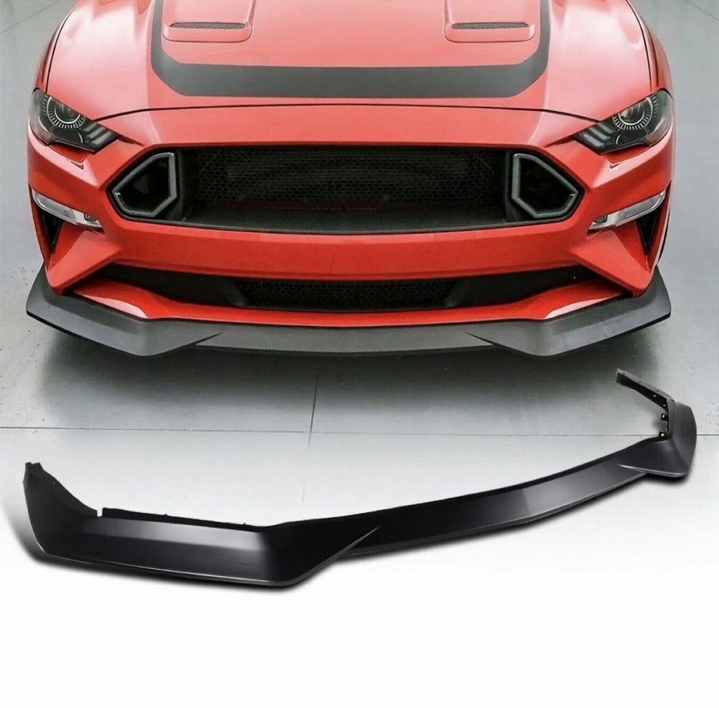 GT R SPEC STYLE FRONT BUMPER LIP SPLITTER - FORD MUSTANG (2018–2023)