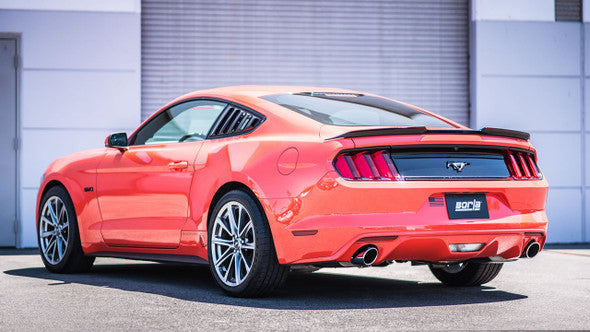 2015–2023 Ford Mustang EcoBoost Borla ATAK Cat-Back Exhaust – Polished Tips | 140585