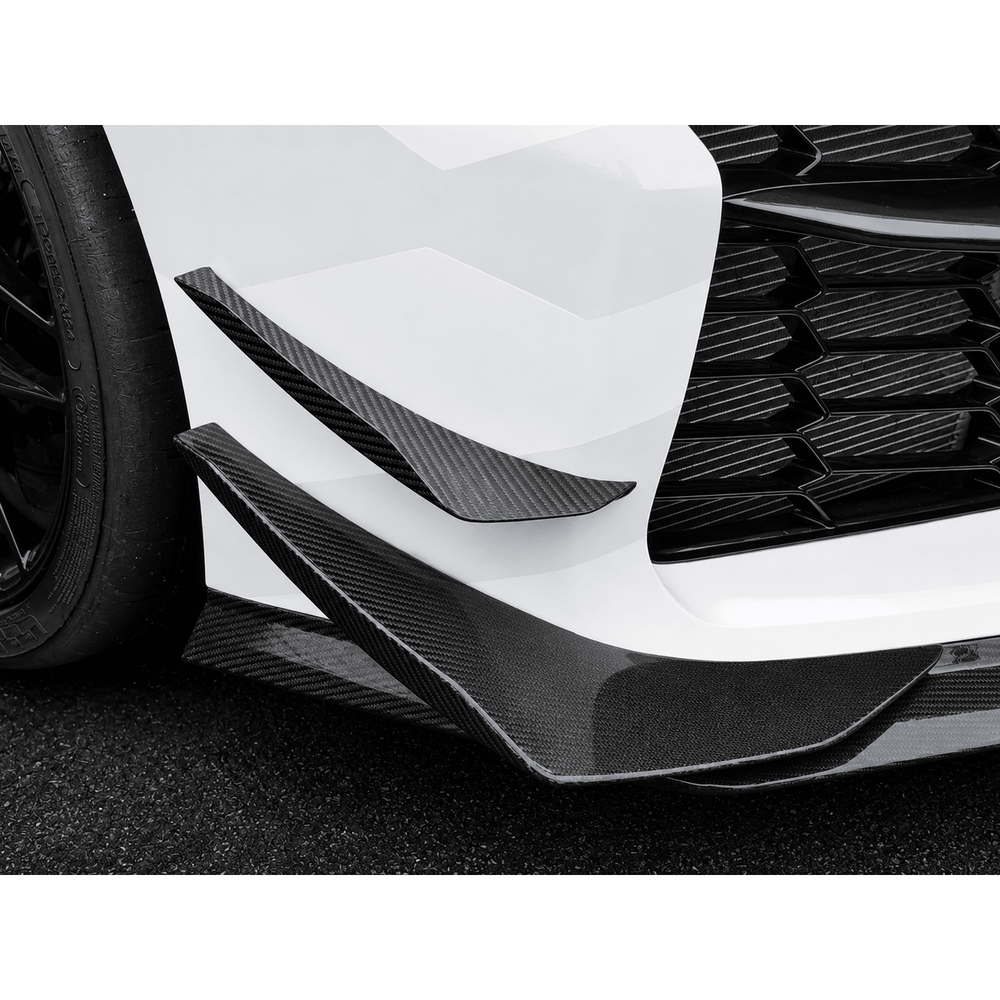 Chevrolet Corvette C8 Z06 Carbon Fiber Front Canards