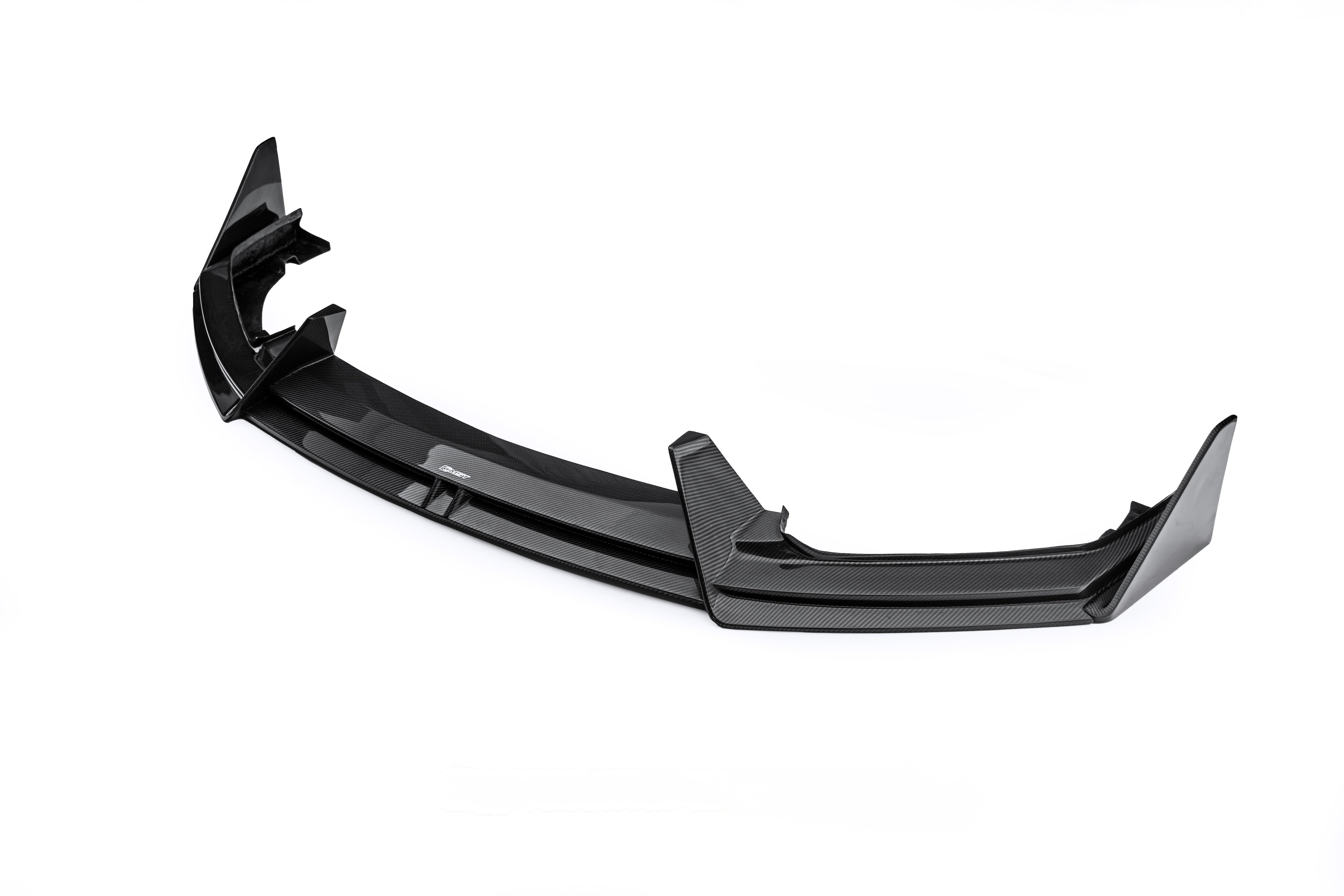 CARBON FIBER FRONT BUMPER LIP - FORD MUSTANG ECOBOOST / GT (2024–2025)