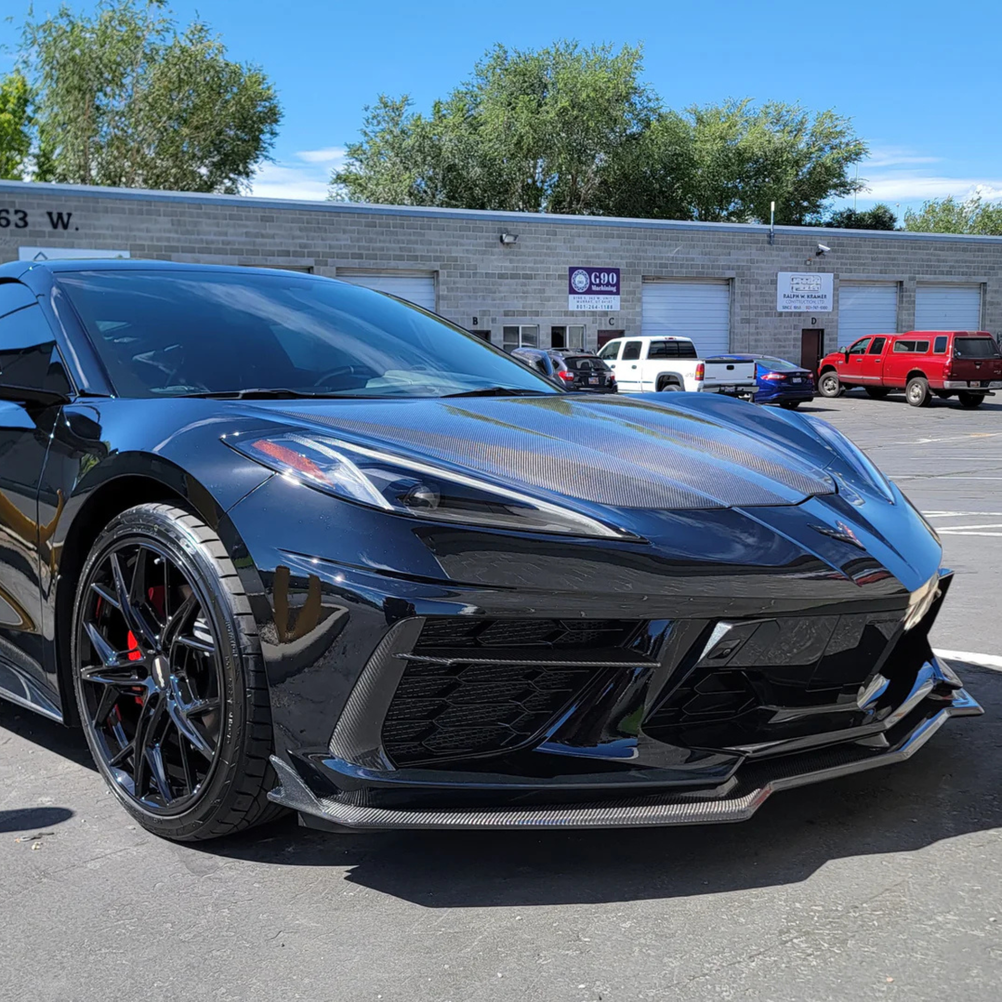 Z1 STYLE CARBON FIBER FRONT LIP - CHEVROLET CORVETTE C8 STINGRAY (2020–2026)
