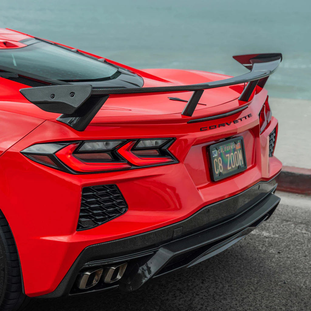 Chevrolet Corvette C8 Carbon Fiber High Wing Spoiler