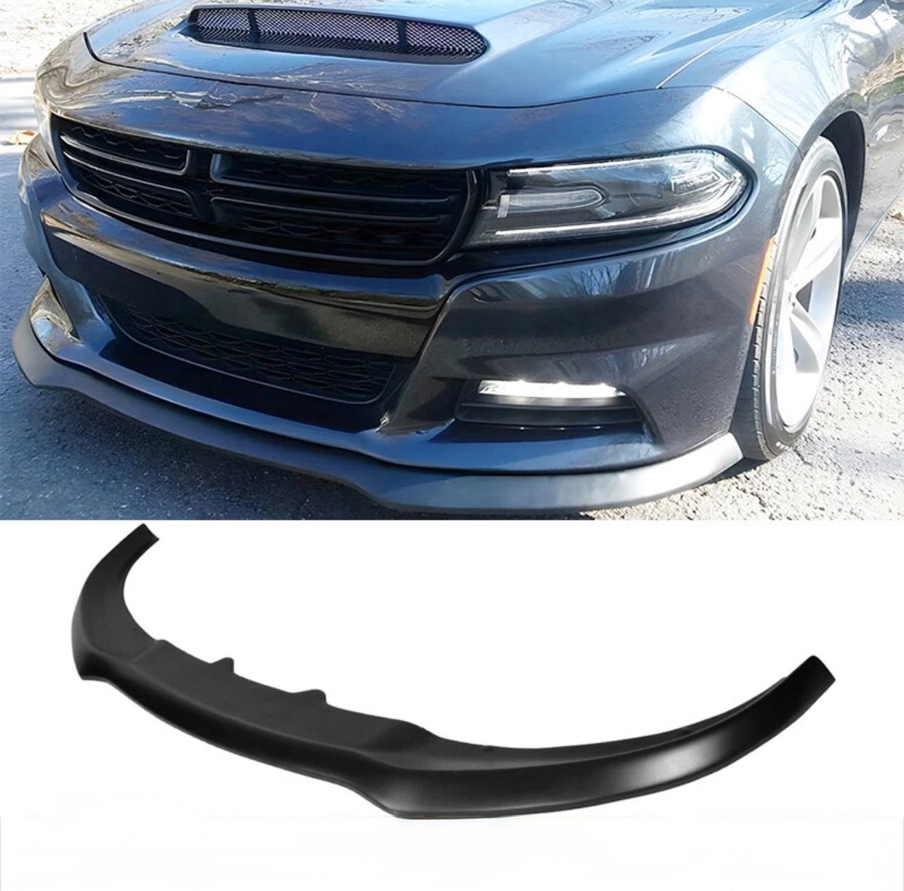 RACEFORM FRONT BUMPER LIP SPLITTER - DODGE CHARGER SRT (2015–2023)