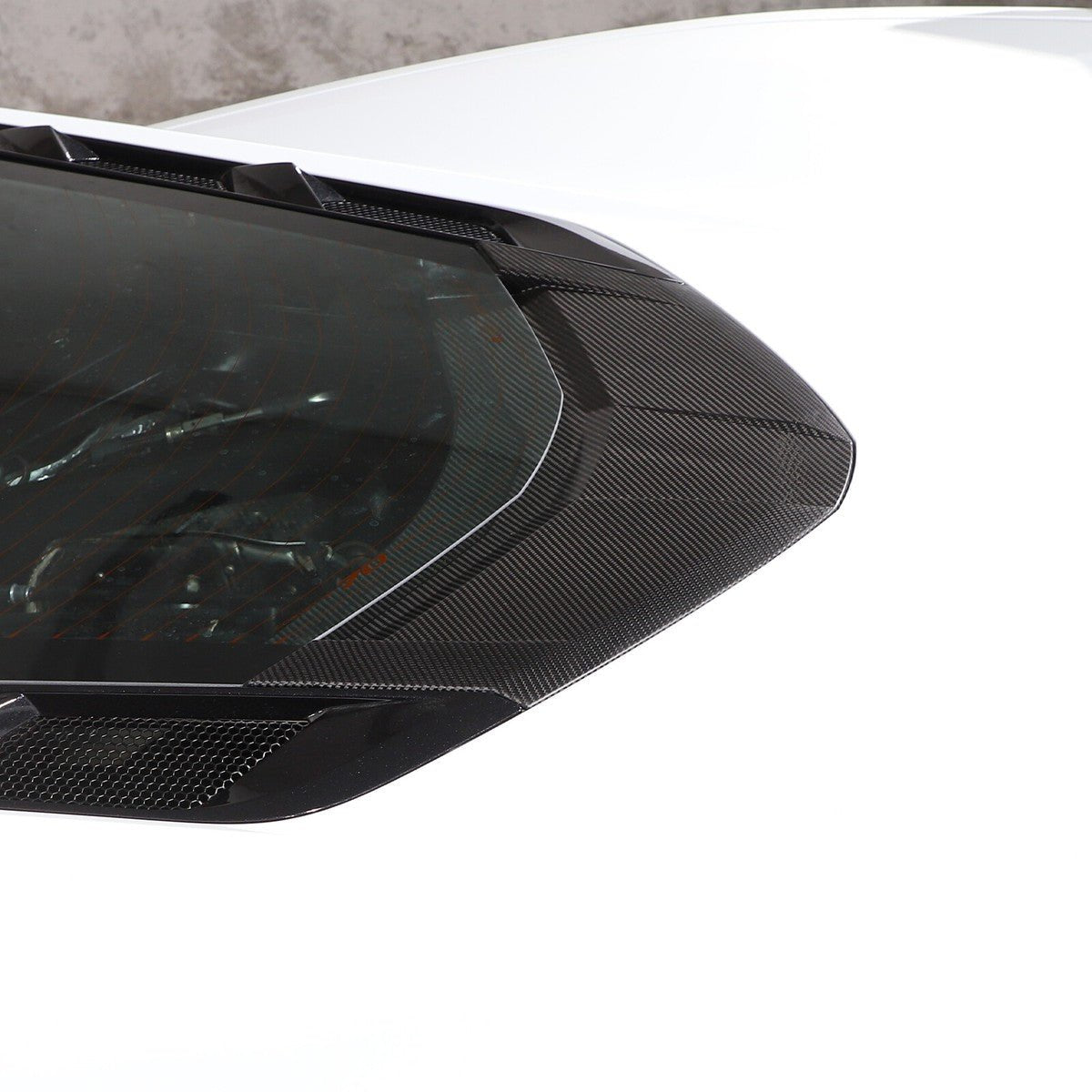 Chevrolet Corvette C8 Carbon Fiber Rear Lower Window Trim