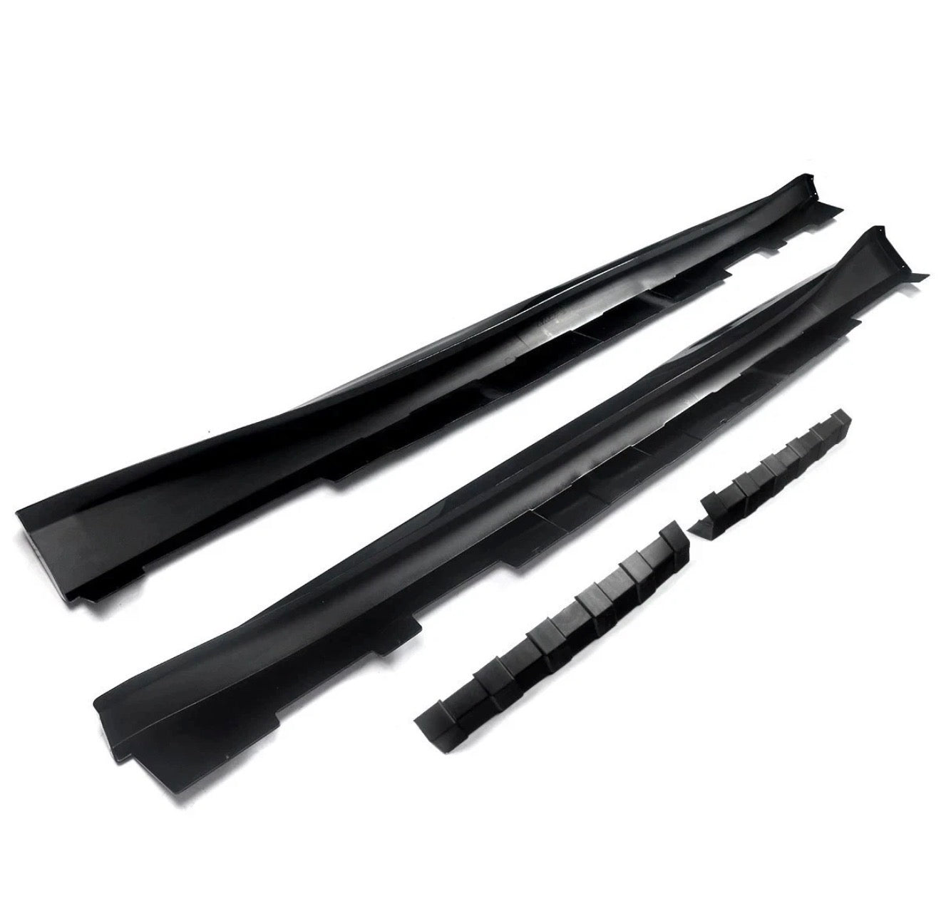 ZL1 STYLE GLOSS BLACK SIDE SKIRT EXTENSIONS - CHEVROLET CAMARO RS / SS / ZL1 (2016–2022)
