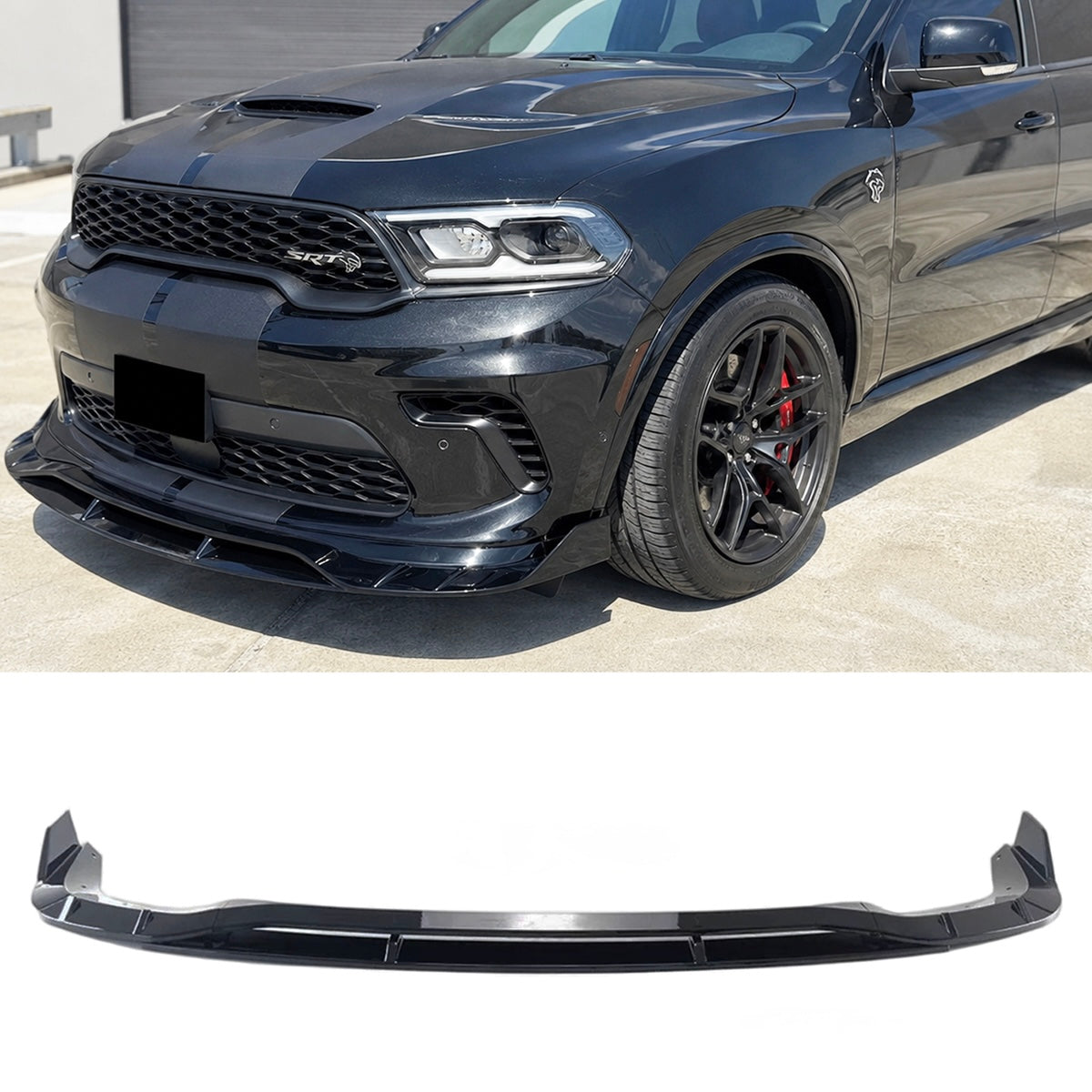 2023–2026 Dodge Durango SRT Hellcat Gloss Black Front Bumper Lip