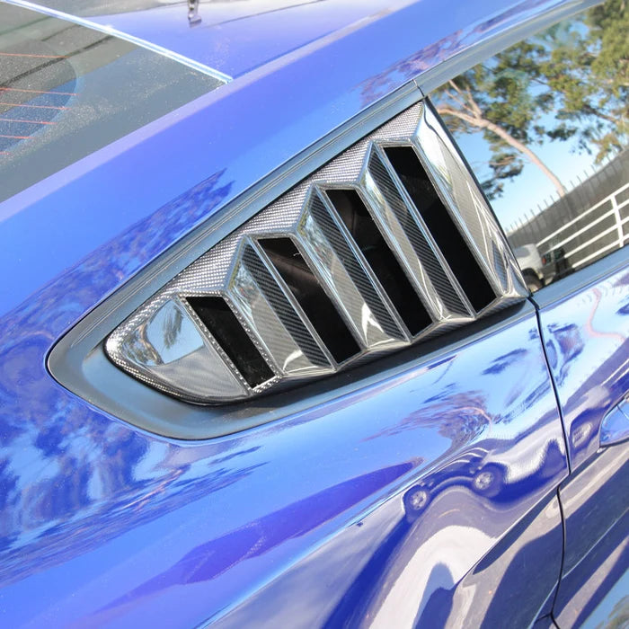 AAD CARBON FIBER QUARTER WINDOW LOUVERS - FORD MUSTANG (2015–2023)
