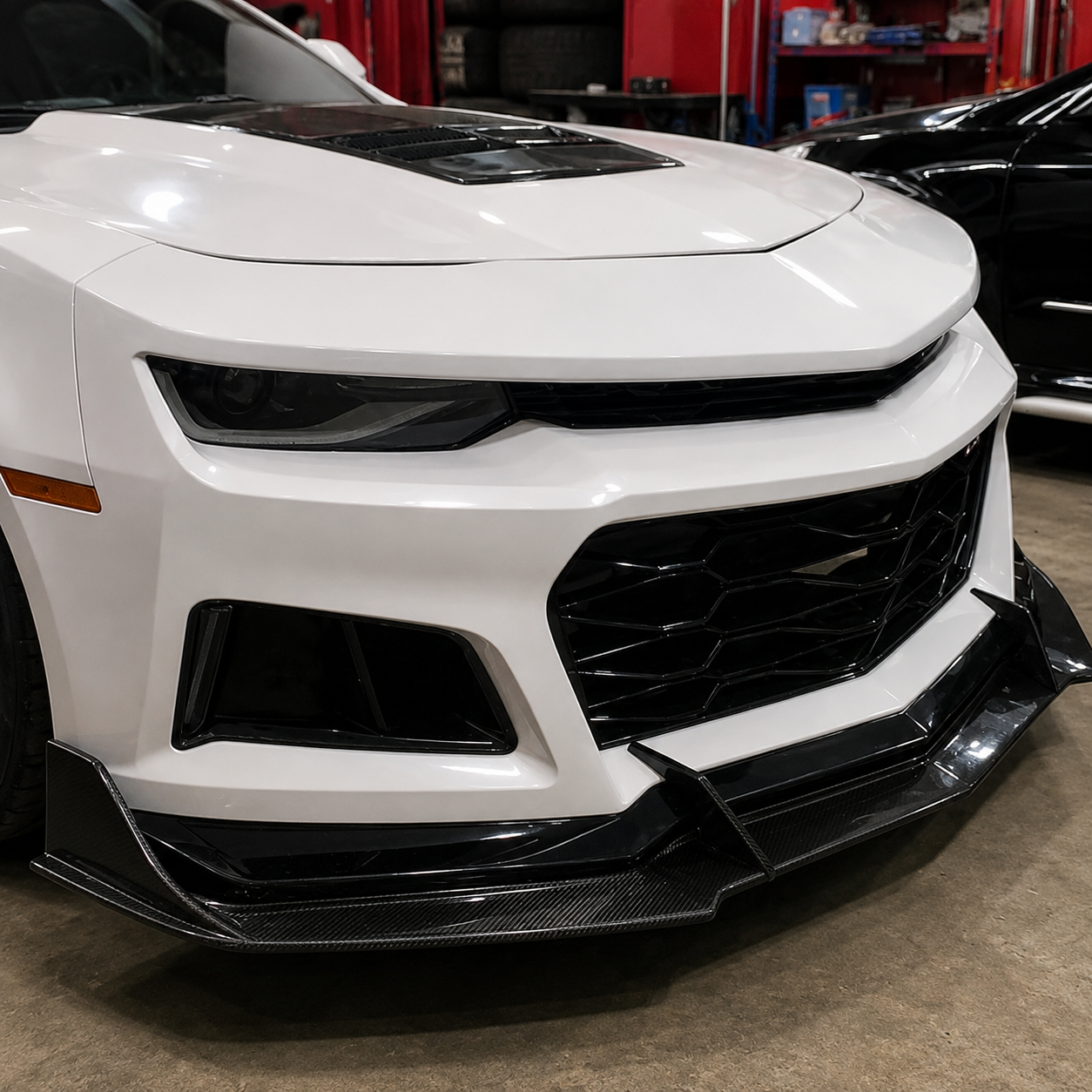 AAD STYLE CARBON FIBER FRONT LIP - CHEVROLET CAMARO (2014–2015)