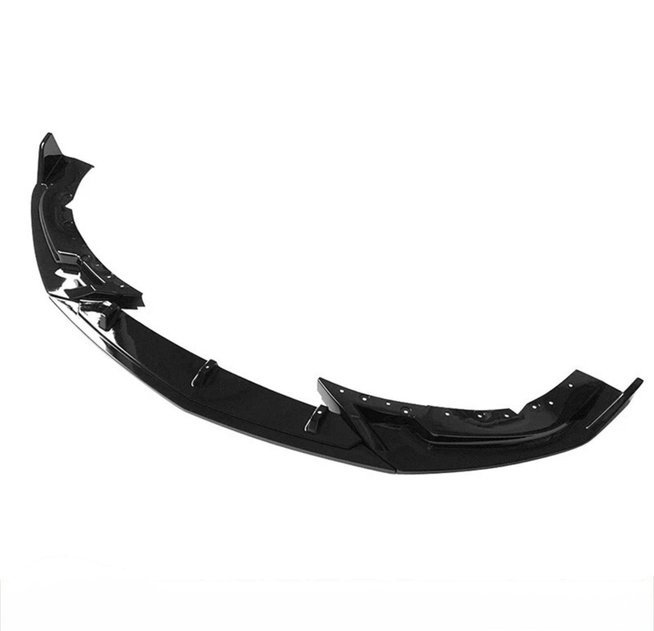 3PC FRONT BUMPER LIP GLOSS BLACK - CADILLAC CT4 (2020–2023)