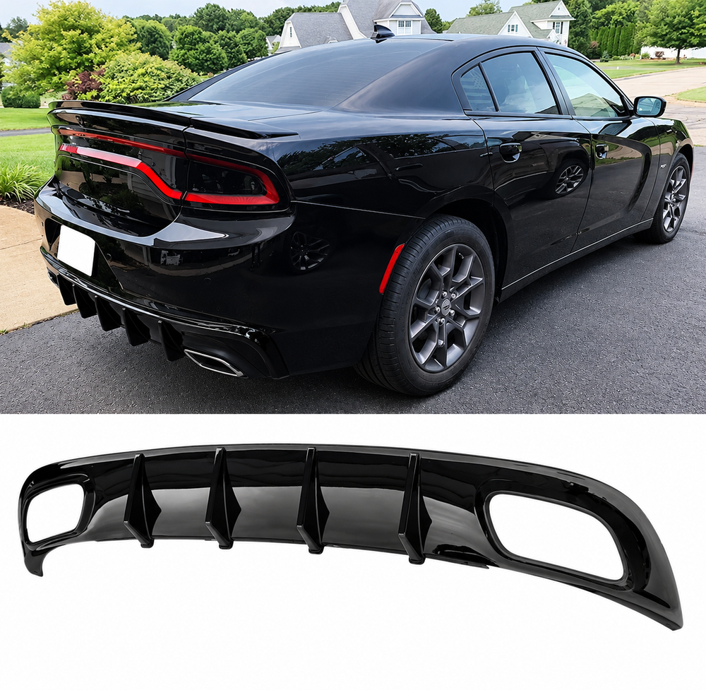 AAD Style Rear Diffuser - Dodge Charger Se / R/T (2015–2018)