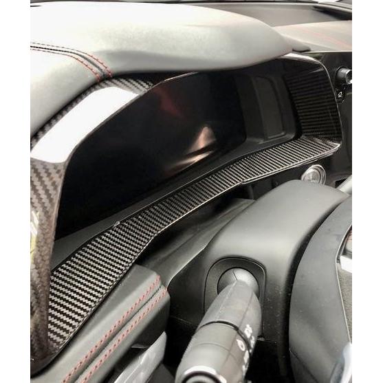 Chevrolet Corvette C8 Carbon Fiber Gauge Cluster Trim Cover