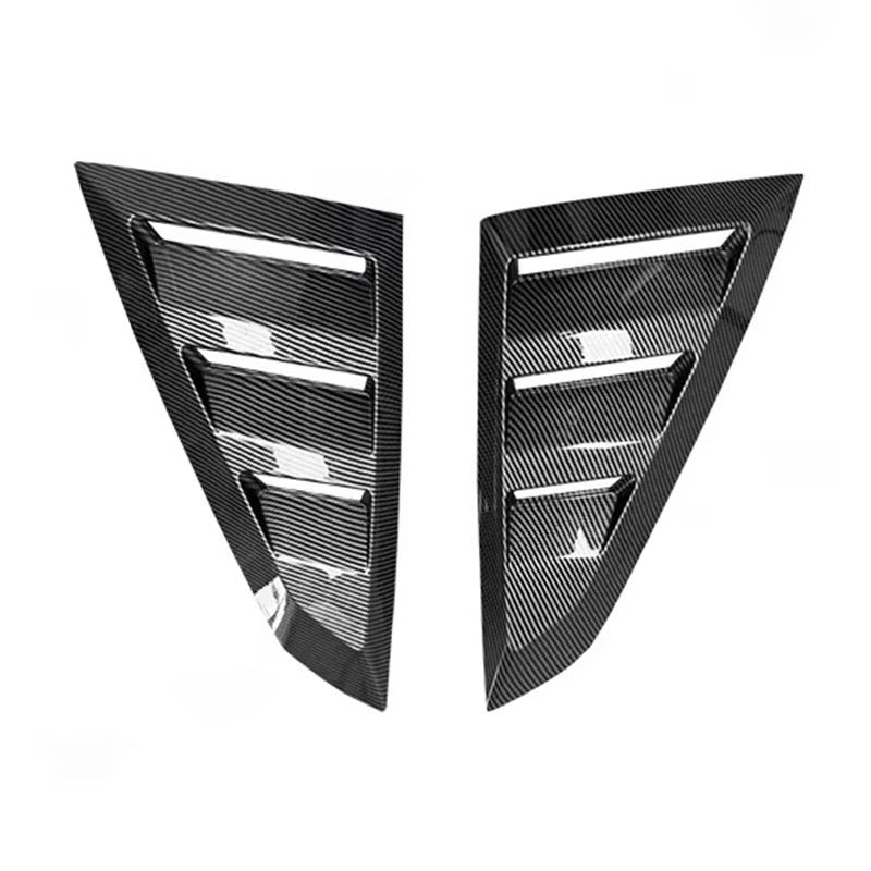 CARBON FIBER SIDE QUARTER WINDOW LOUVER COVERS - FORD MUSTANG S650 (2024+)
