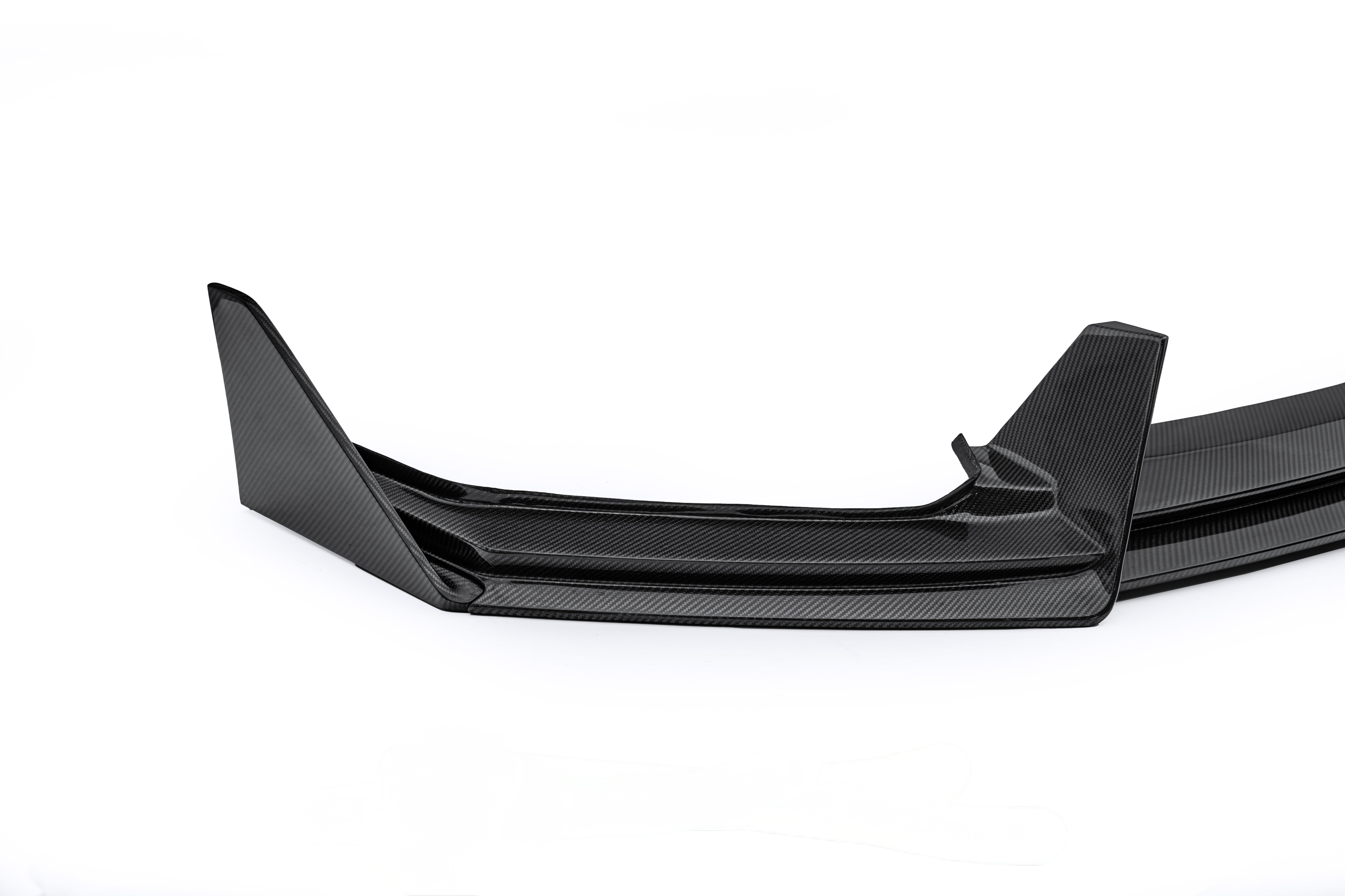 CARBON FIBER FRONT BUMPER LIP - FORD MUSTANG ECOBOOST / GT (2024–2025)