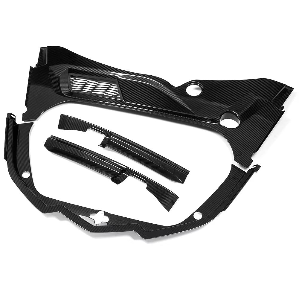2020+ Chevrolet Corvette C8 Carbon Fiber Front Trunk (Frunk) Replacement Trim Panels