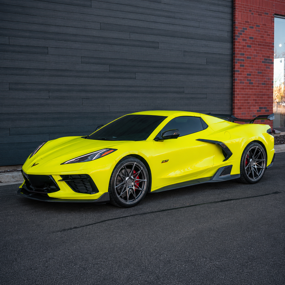Chevrolet Corvette C8 AD Style Carbon Fiber Side Skirts