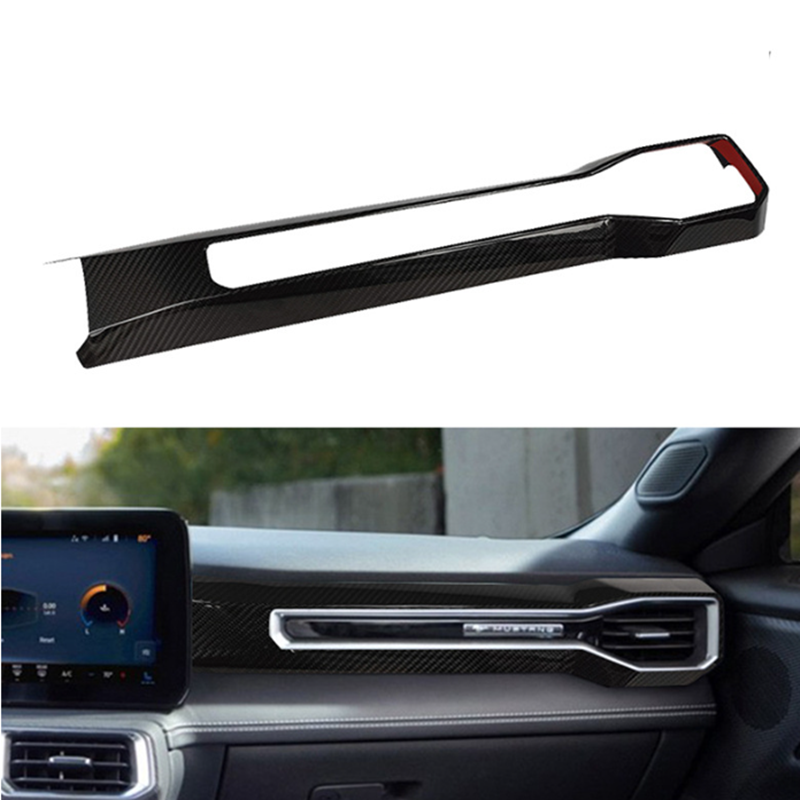 FULL CARBON FIBER CONSOLE, DASH, VENT & DOOR PANEL COVER KIT - FORD MUSTANG (2024+)