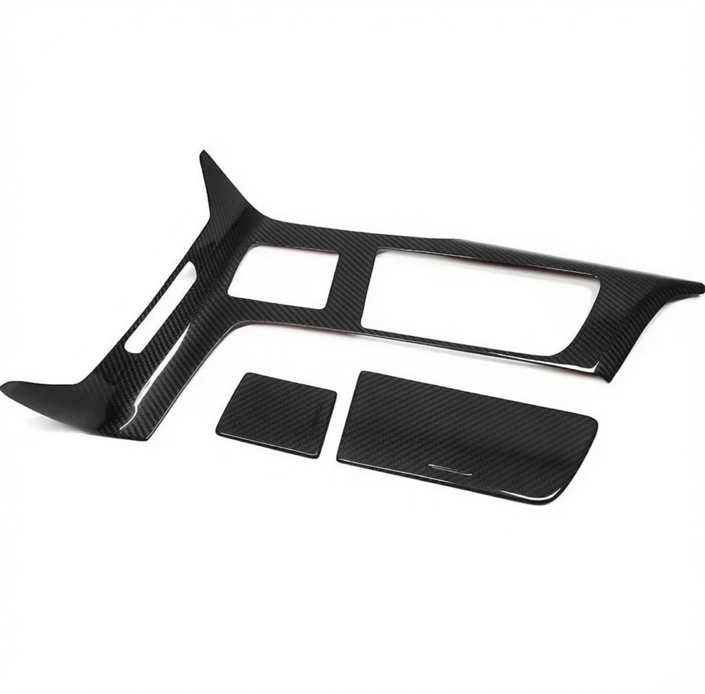 Carbon Fiber Center Consoles Panel Trim For Chevrolet Corvette C7 ZR1 Z06 14-19