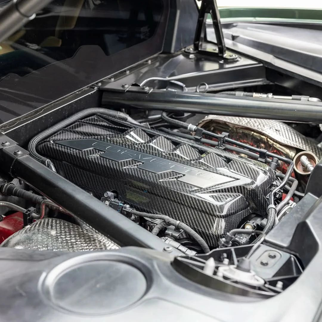 Chevrolet Corvette C8 Carbon Fiber Engine Cover