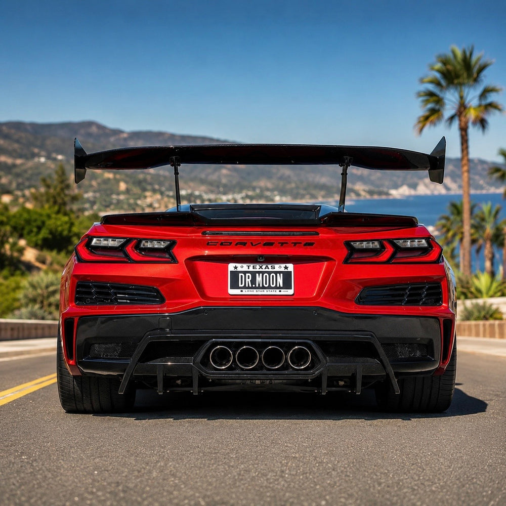 2023–2026 Chevrolet Corvette C8 Z06 Finned Rear Bumper Diffuser Add-On