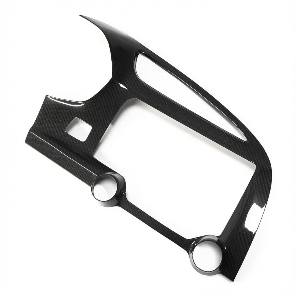 CARBON FIBER MULTIMEDIA DASH TRIM COVER - CHEVROLET CORVETTE C7 (2014–2019)