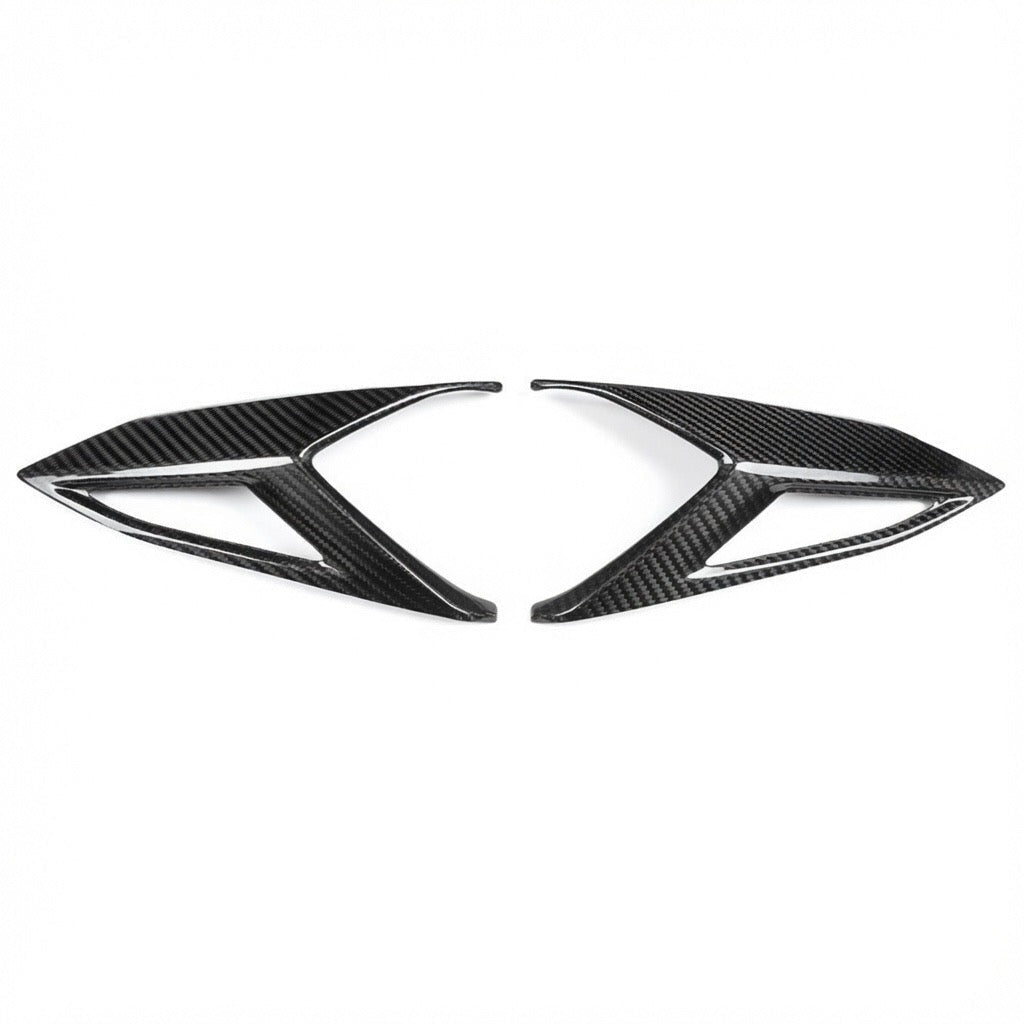Chevrolet Corvette C8 Carbon Fiber Tail Light Side Frame Covers