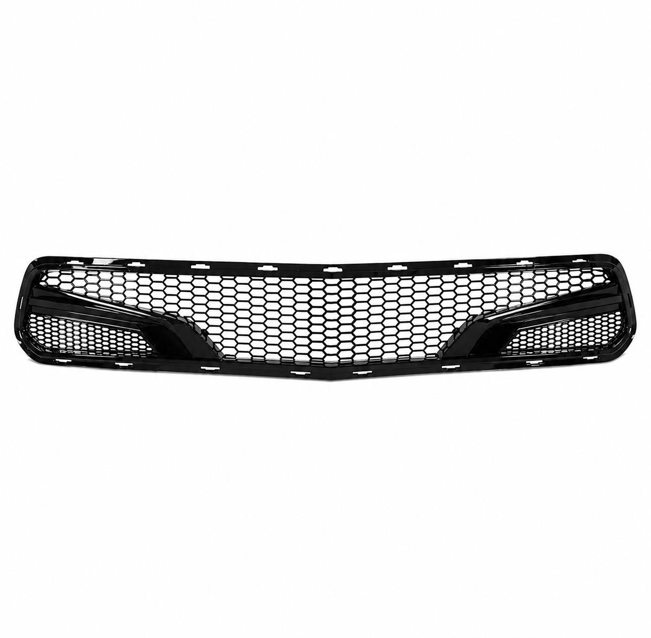 HONEYCOMB GLOSS BLACK FRONT BUMPER GRILLE - CHEVROLET CORVETTE C7 | Z06 | GS | Z51 (2014–2019)