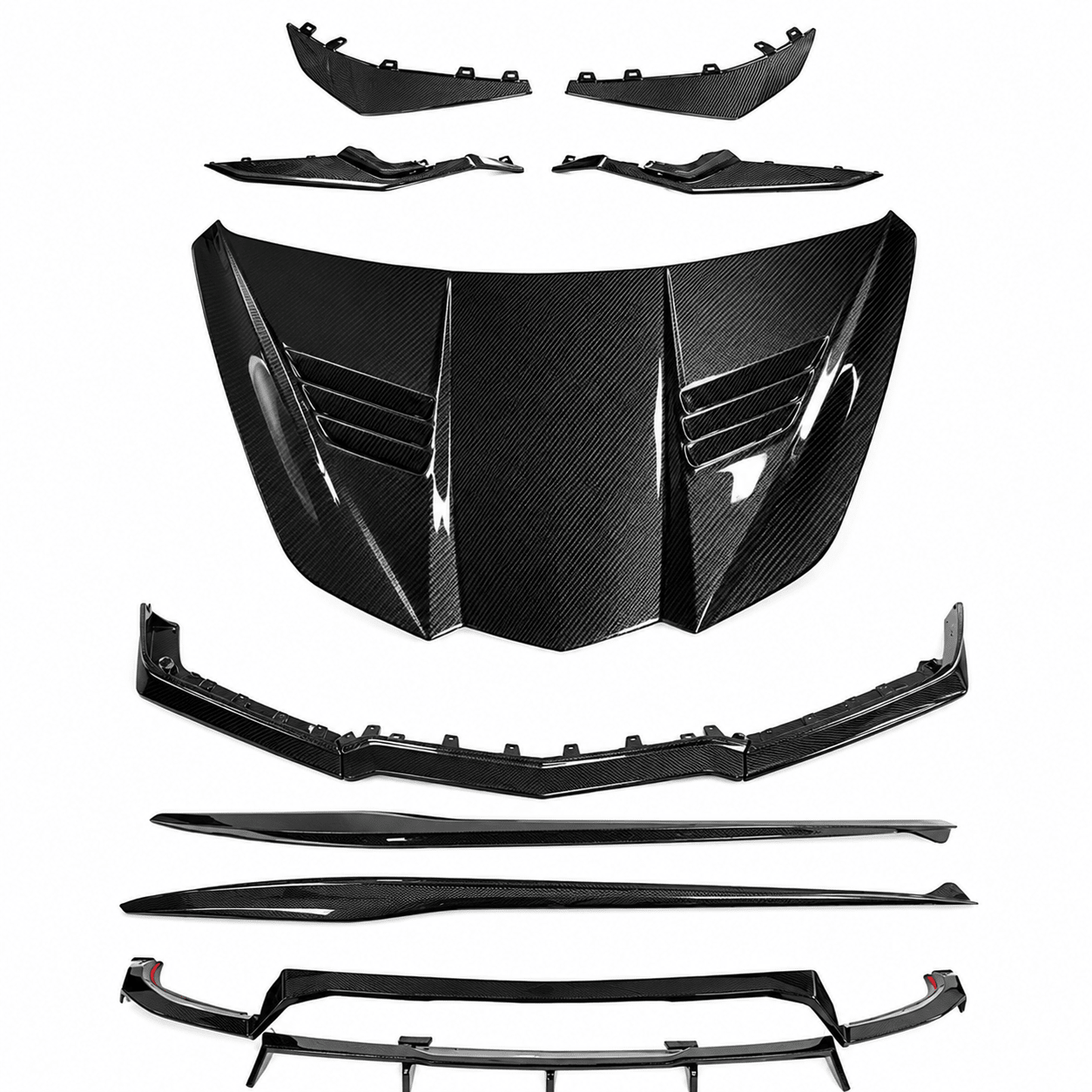 Chevrolet Corvette C8 Z06/E-Ray ZR1 ZTK Style Carbon Fiber Aero Kit