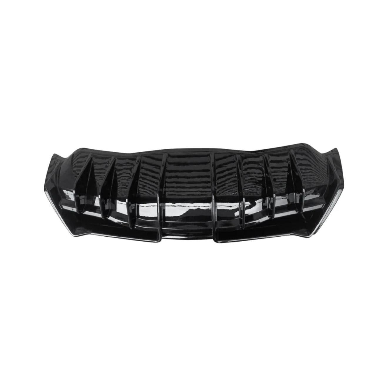 Chevrolet Corvette C8 Gloss Black Rear Bumper Add-On