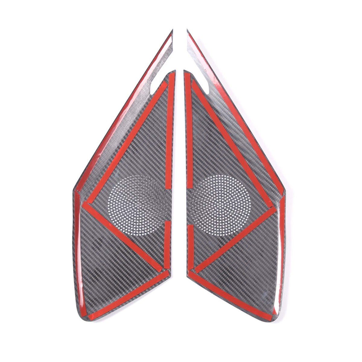 Chevrolet Corvette C8 Carbon Fiber Door Speaker Trim Covers
