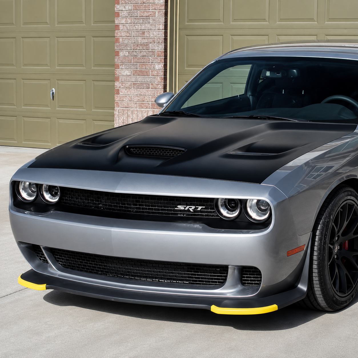HELLCAT STYLE PERFORMANCE ALUMINUM REPLACEMENT HOOD - DODGE CHALLENGER (2008–2023)