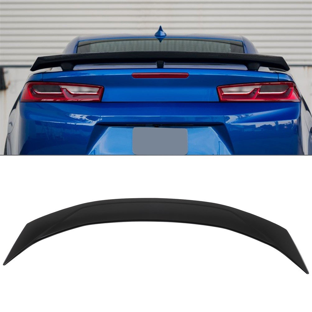 MATTE BLACK ABS REAR TRUNK SPOILER - CHEVROLET CAMARO (2016–2024)