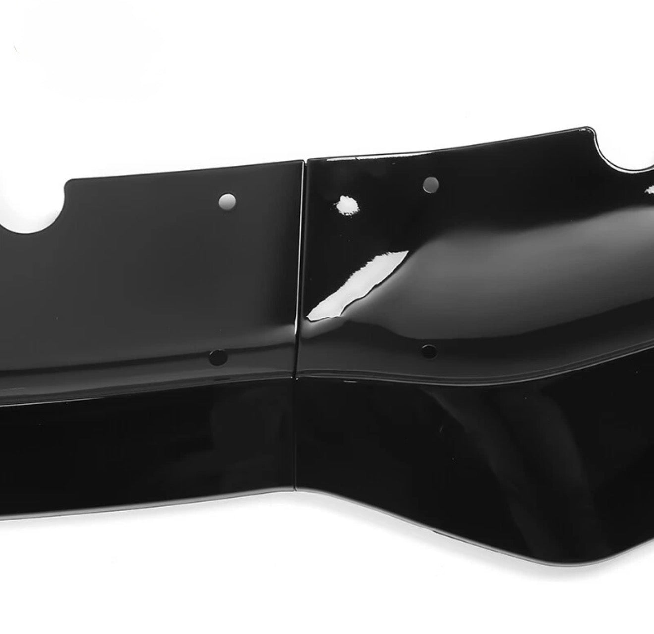 RACEFORM GLOSS BLACK ABS 3PCS FRONT BUMPER LIP SPLITTER - DODGE CHARGER (2015–2023)
