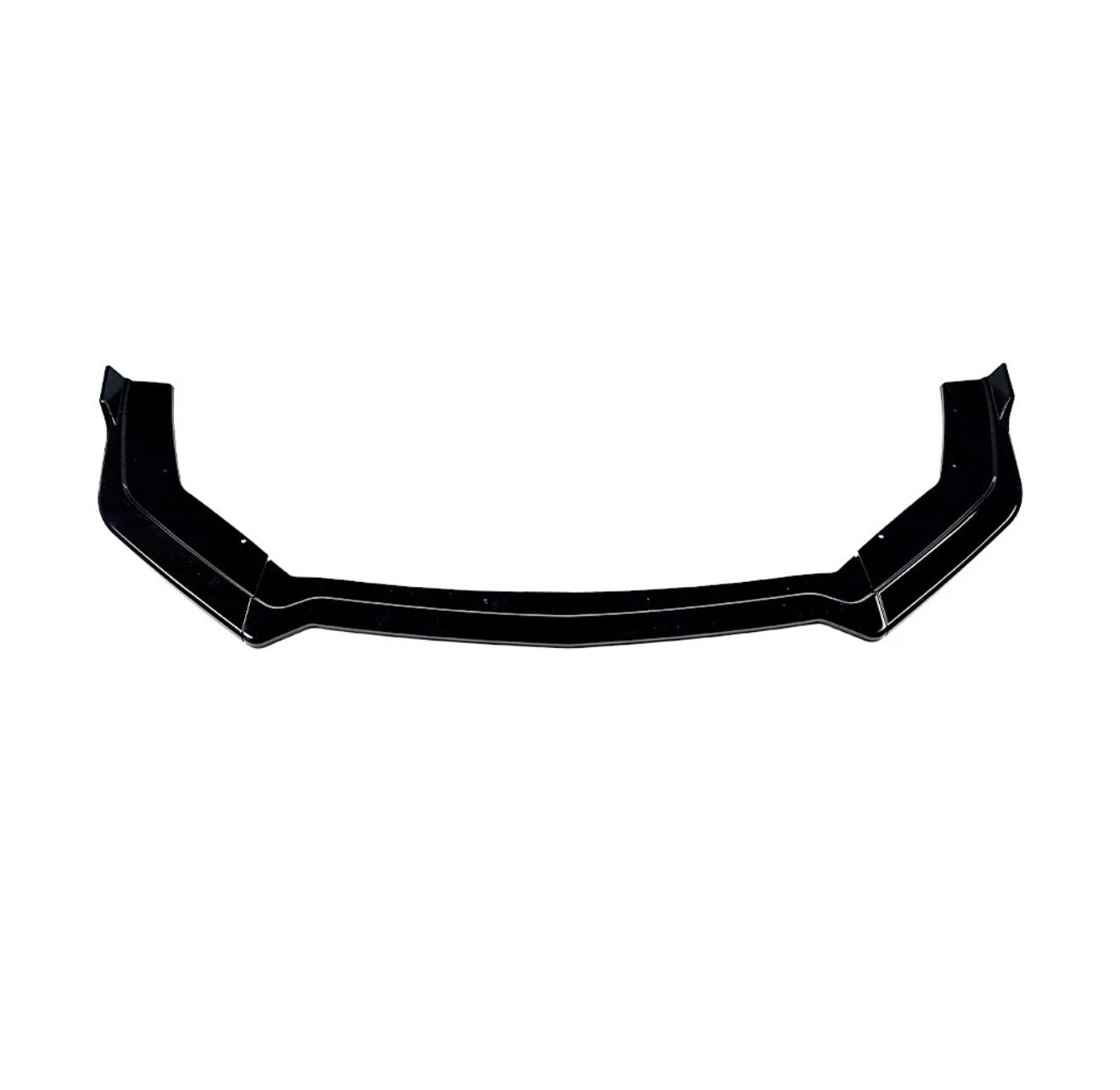 GT STYLE GLOSS BLACK FRONT BUMPER LIP SPLITTER - FORD MUSTANG (2018–2023)