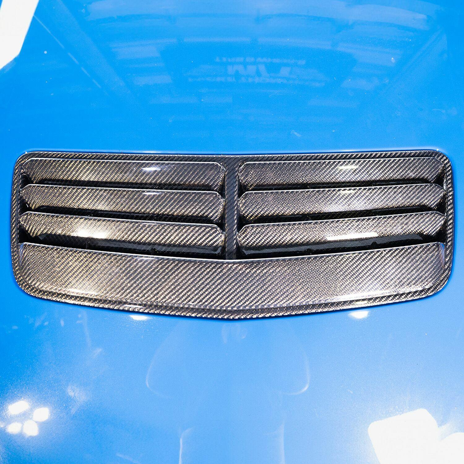 2024–2026 Ford Mustang GT/Dark Horse Carbon Fiber Replacement Hood Vent