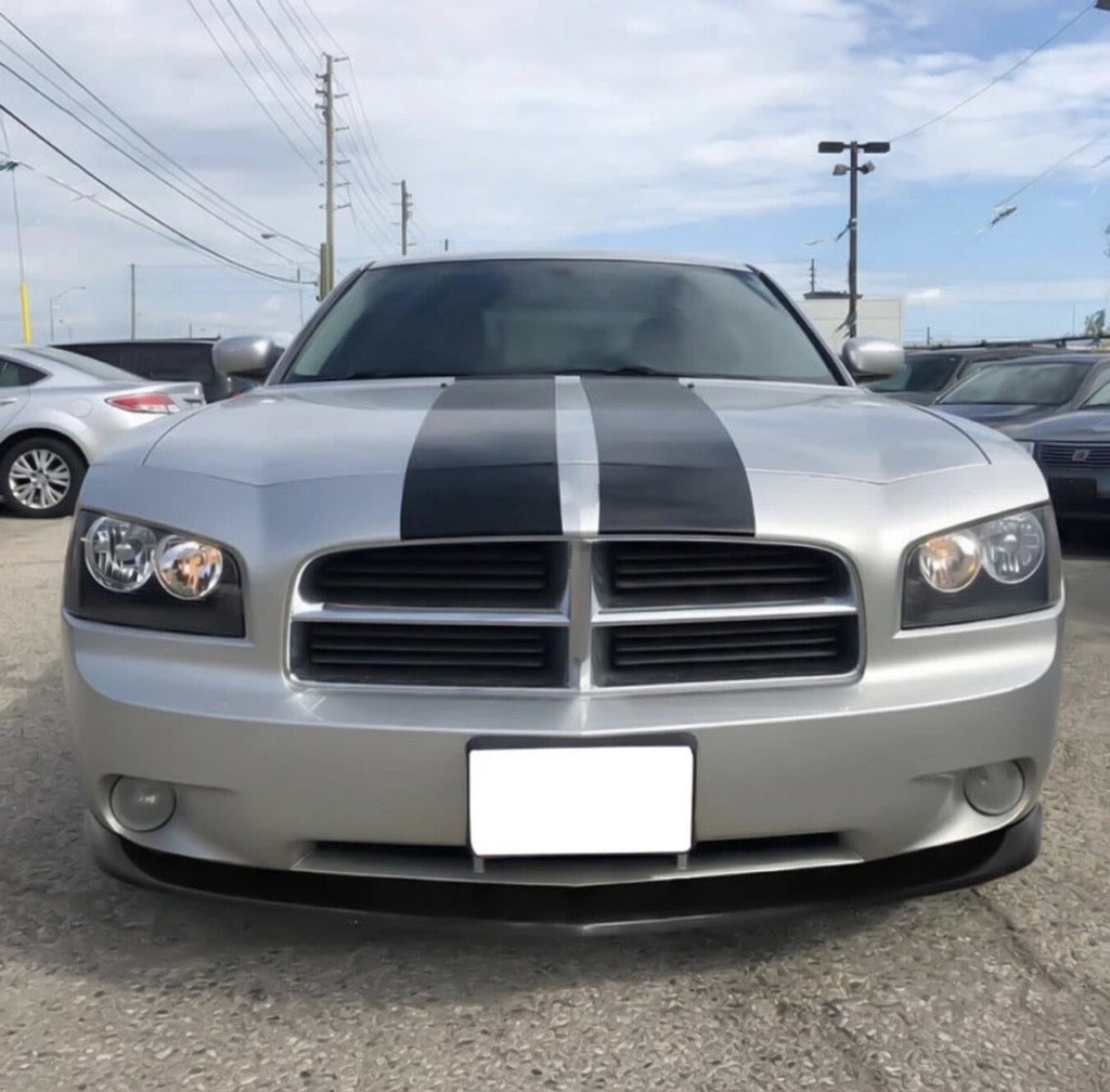 RACEFORM FRONT LIP SPOILER BLACK - DODGE CHARGER (2005–2010)