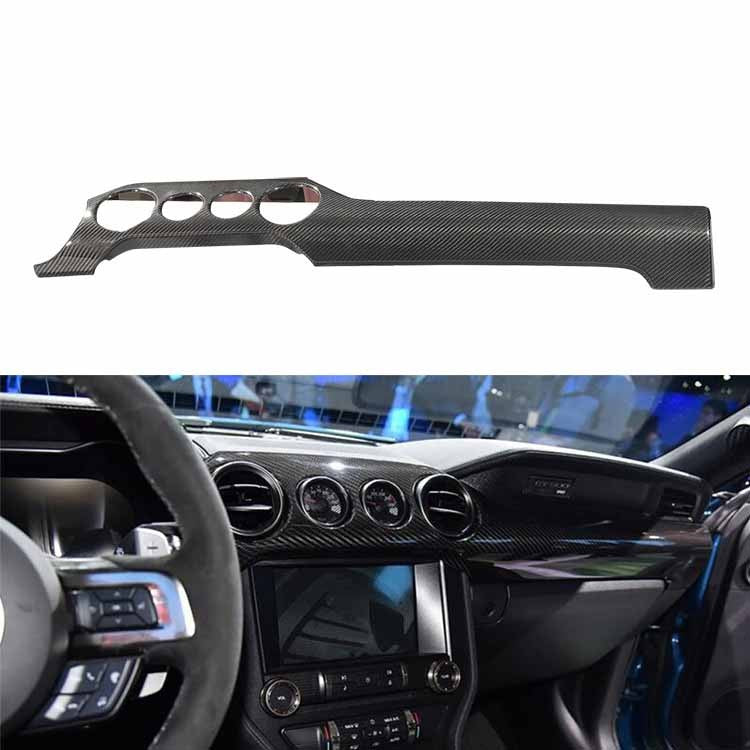 CARBON FIBER DASHBOARD PANEL COVER TRIM - FORD MUSTANG (2015–2023)
