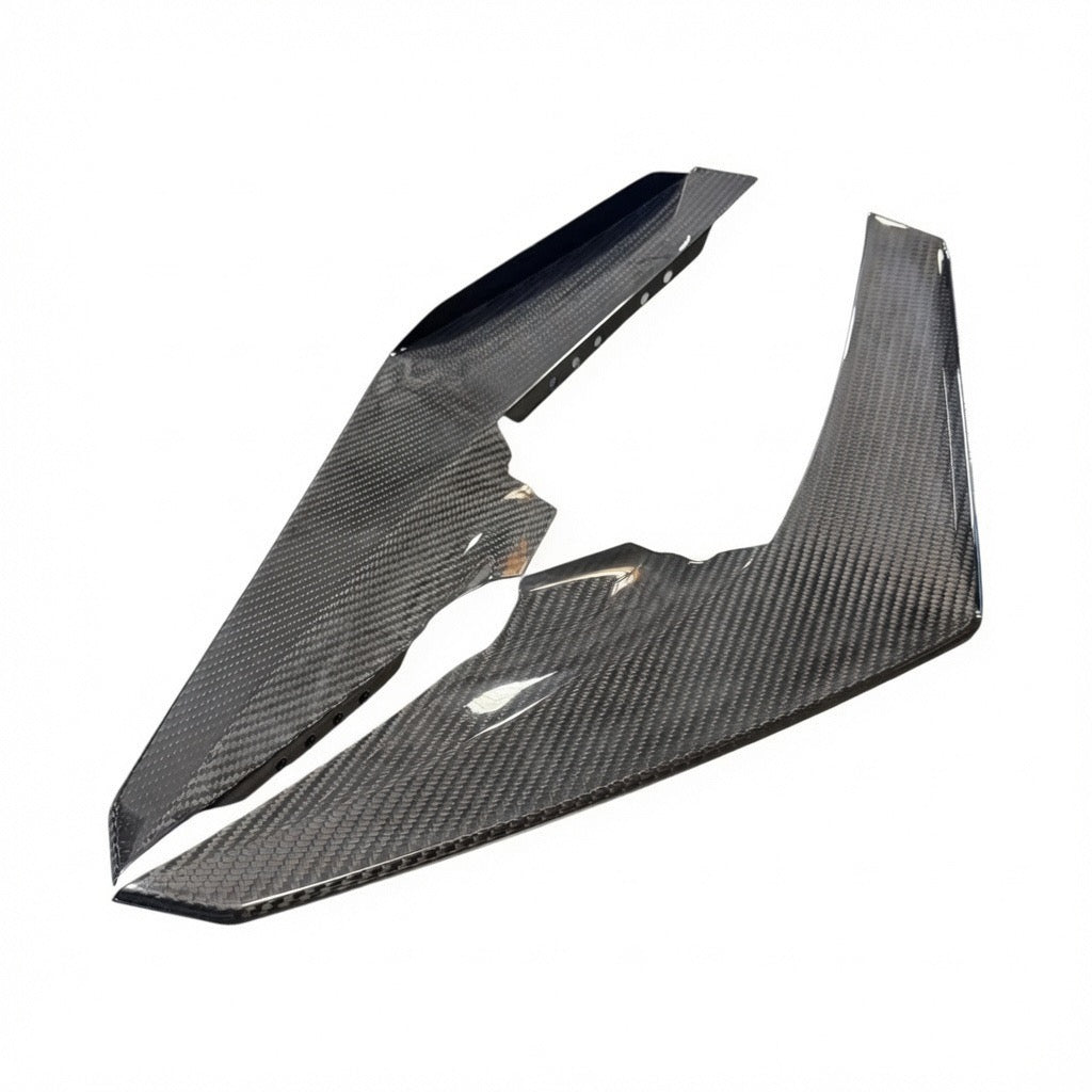 CARBON FIBER FRONT BUMPER CANARDS - CHEVROLET CAMARO SS (2016–2018)