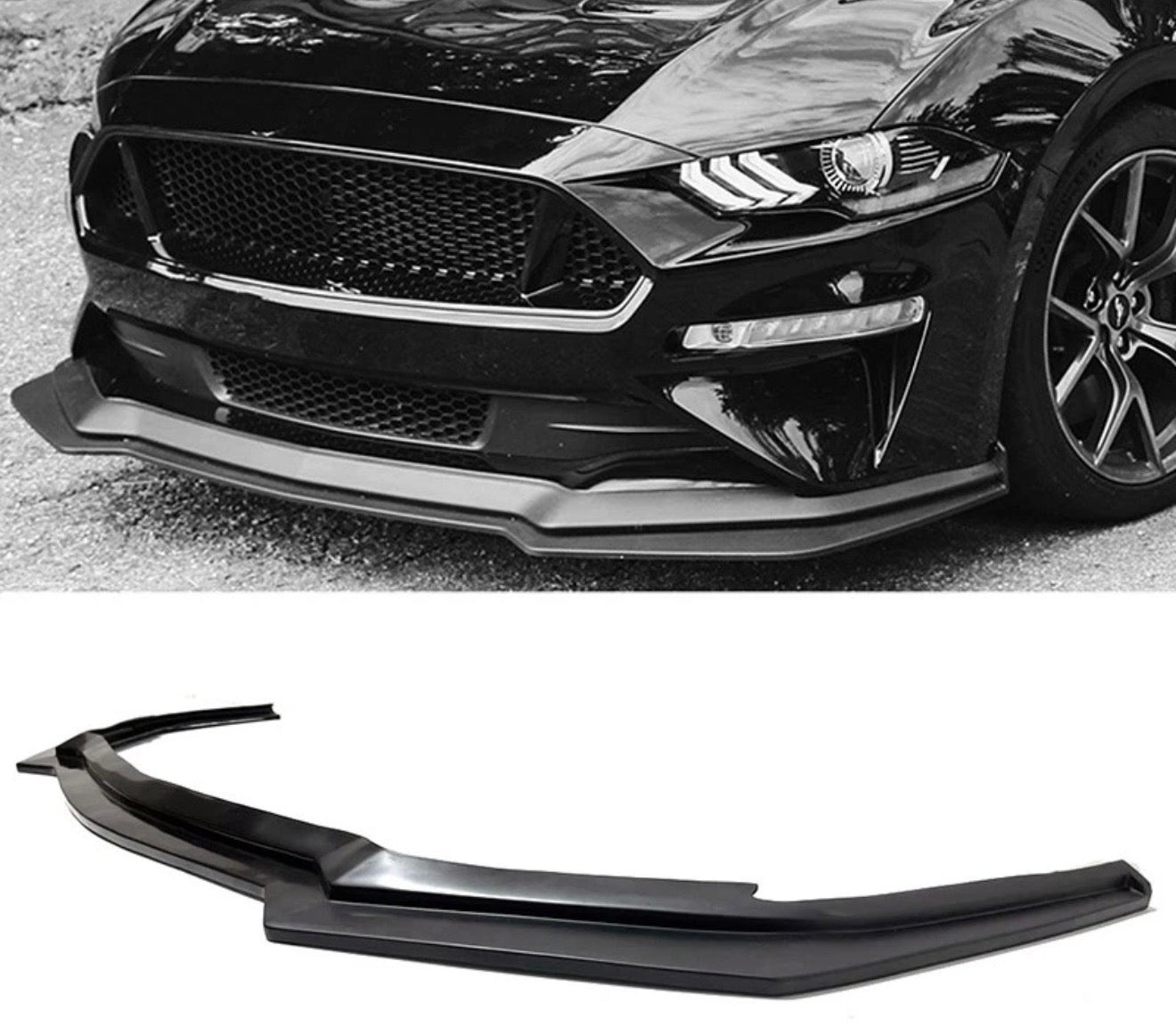 AAD PERFORMANCE STYLE FRONT BUMPER LIP - FORD MUSTANG GT (2018–2021)