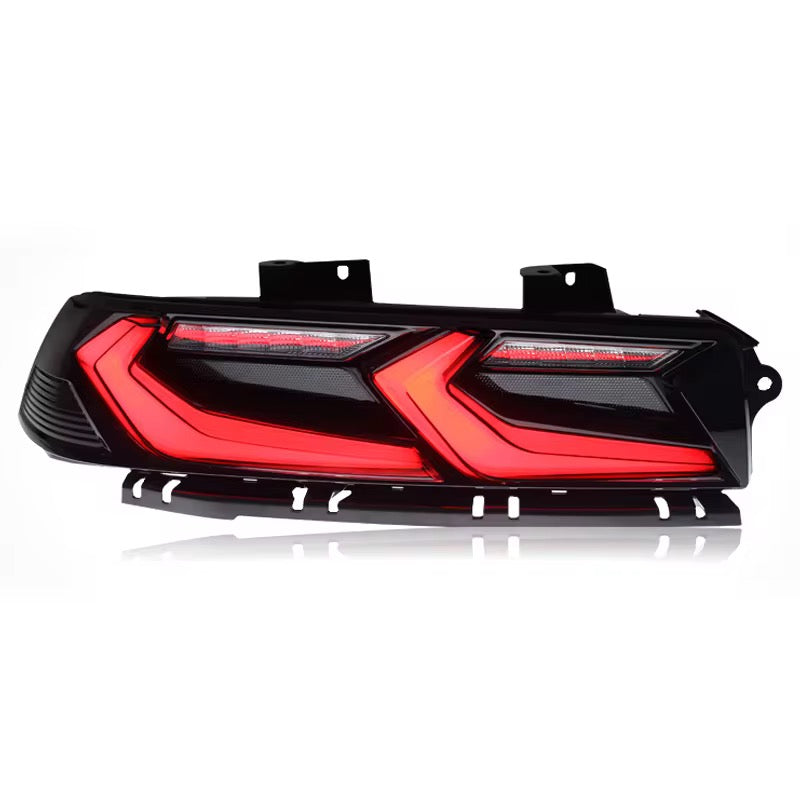 2020–2026 Chevrolet Corvette C8 Smoke Style LED Taillights with Amber Sequential Turn Signals (Pair)