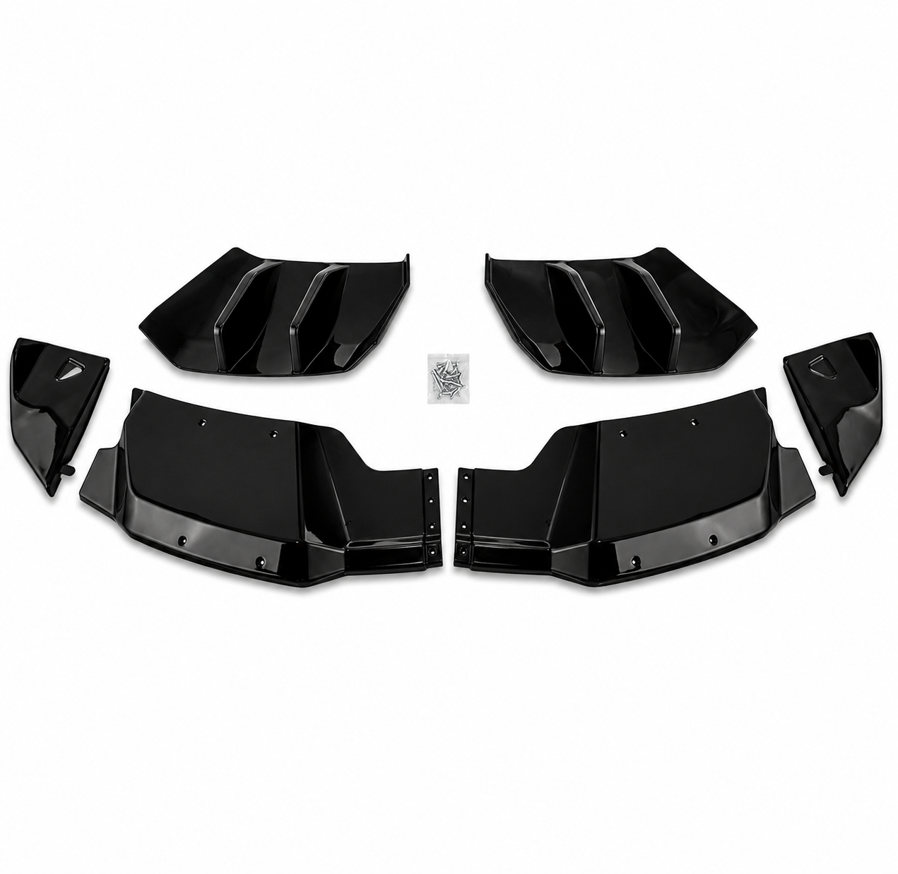 AAD STYLE GLOSS BLACK REAR BUMPER DIFFUSER - CHEVROLET CORVETTE C7 STINGRAY (2014–2019)