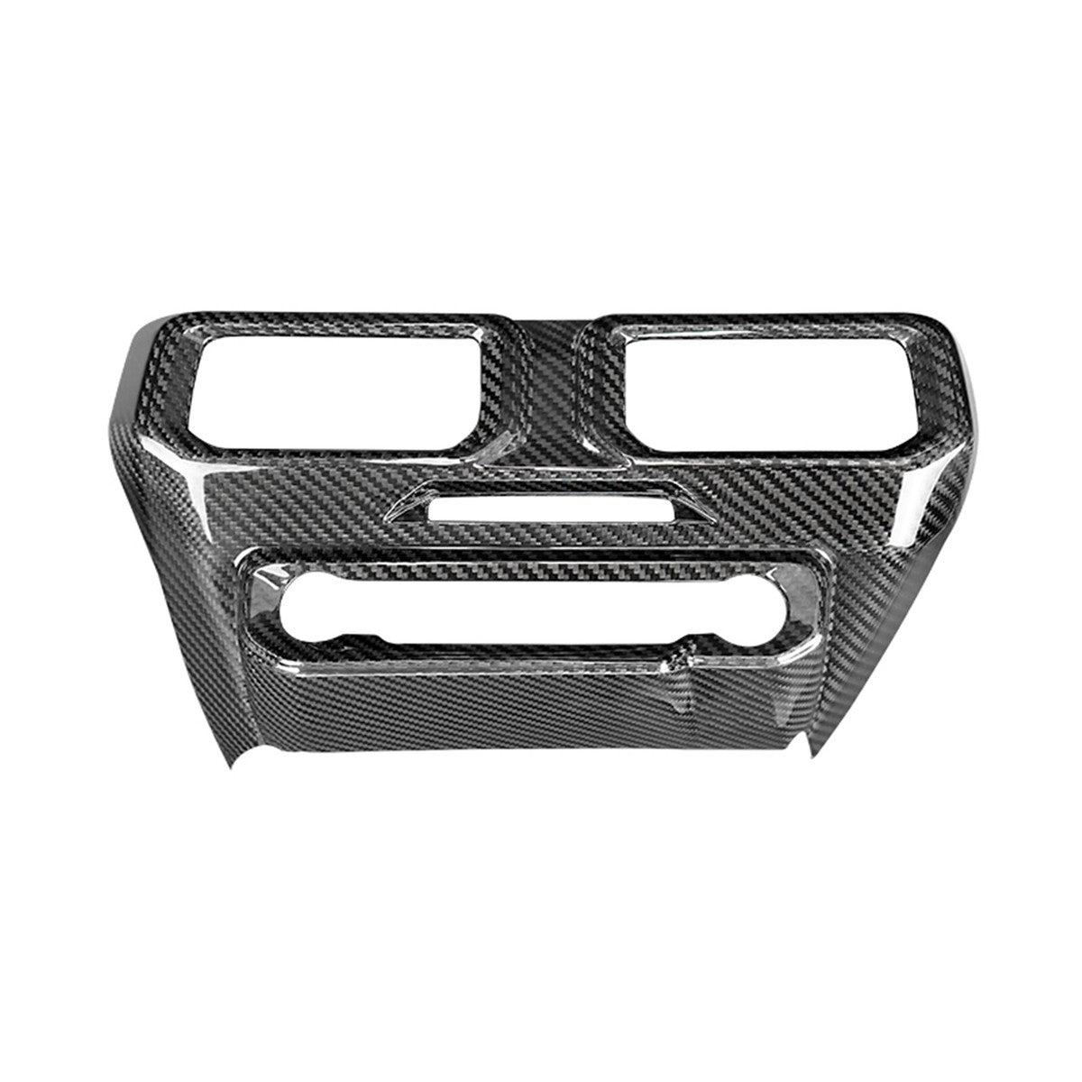 CARBON FIBER CENTER DASHBOARD A/C VENT TRIM COVER - FORD MUSTANG (2024+)
