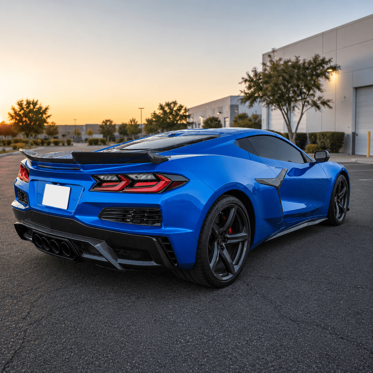 Chevrolet Corvette C8 Z06 - SD Style Carbon Fiber Rear Trunk Spoiler