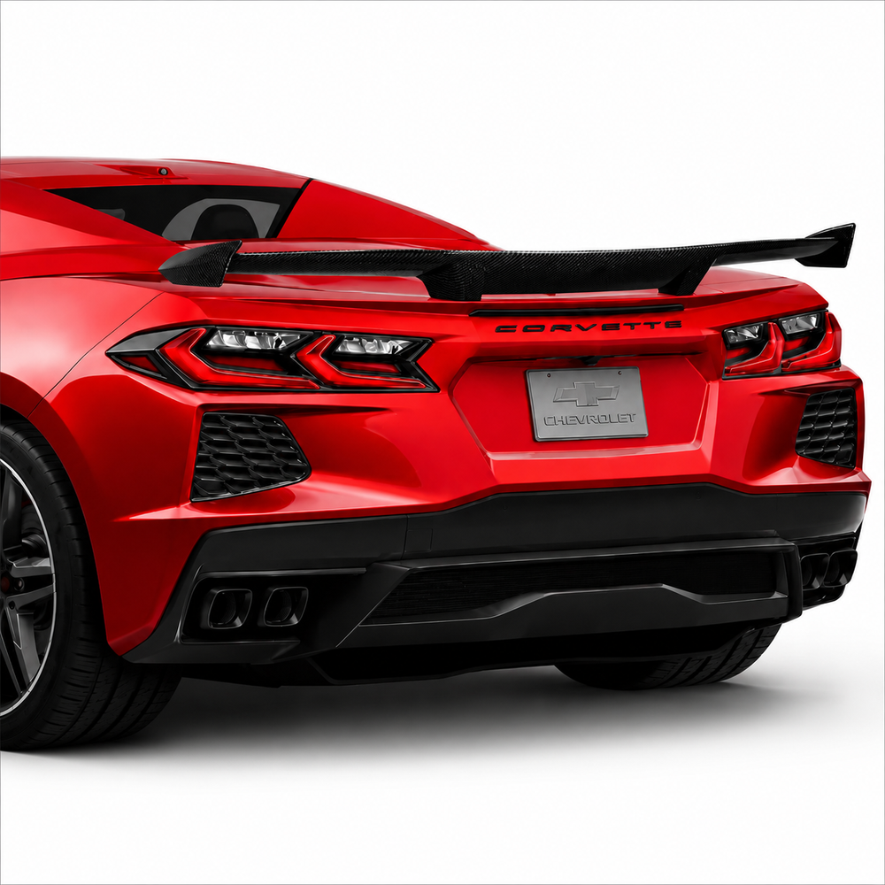 Chevrolet Corvette C8 Carbon Fiber Track Wing